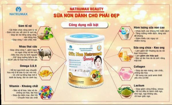 [HCM]Sữa non Natrumax Beauty 800g