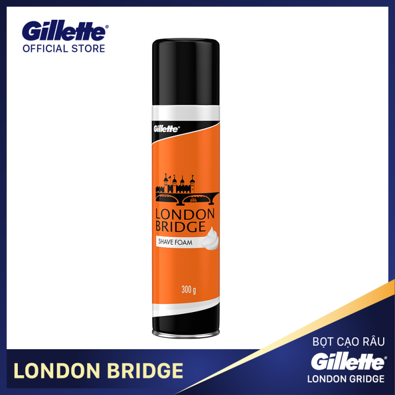 Bọt Cạo Râu GILLETTE London Bridge 300g cao cấp
