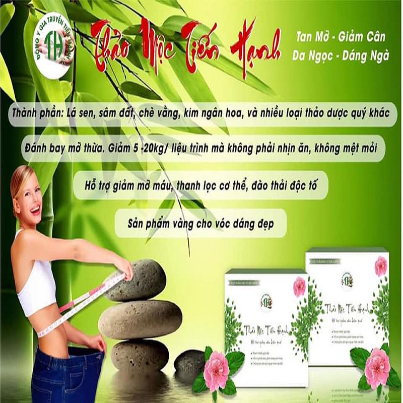 Combo Thảo Mộc Giảm Cân Tiến Hạnh Vip Mẫu Mới