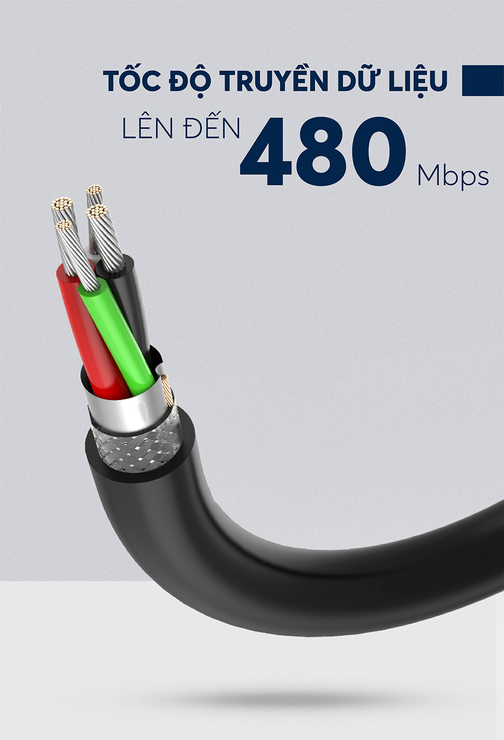 Dây nối dài USB 2.0 UGREEN US103 | Tốc độ truyền dữ liệu lên đến 480Mbps | Tương thích hoàn toàn với các máy PC và Mac | Bảo Hành 18 Tháng 1 Đổi 1 | 10313 10314 10315 10316 10317 10318.