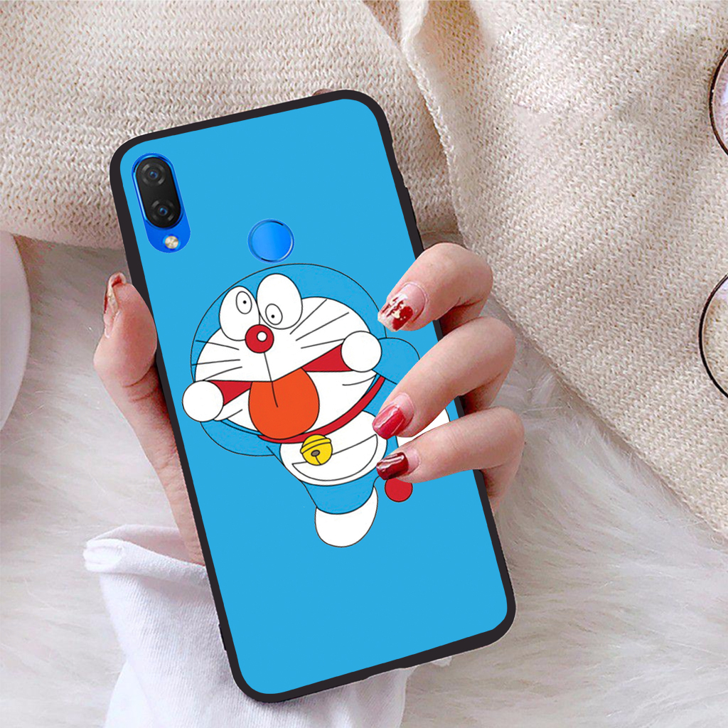 [HCM]Ốp lưng iCase dành cho Huawei Nova 3i viền dẻo TPU BST Mèo Máy Thông Minh