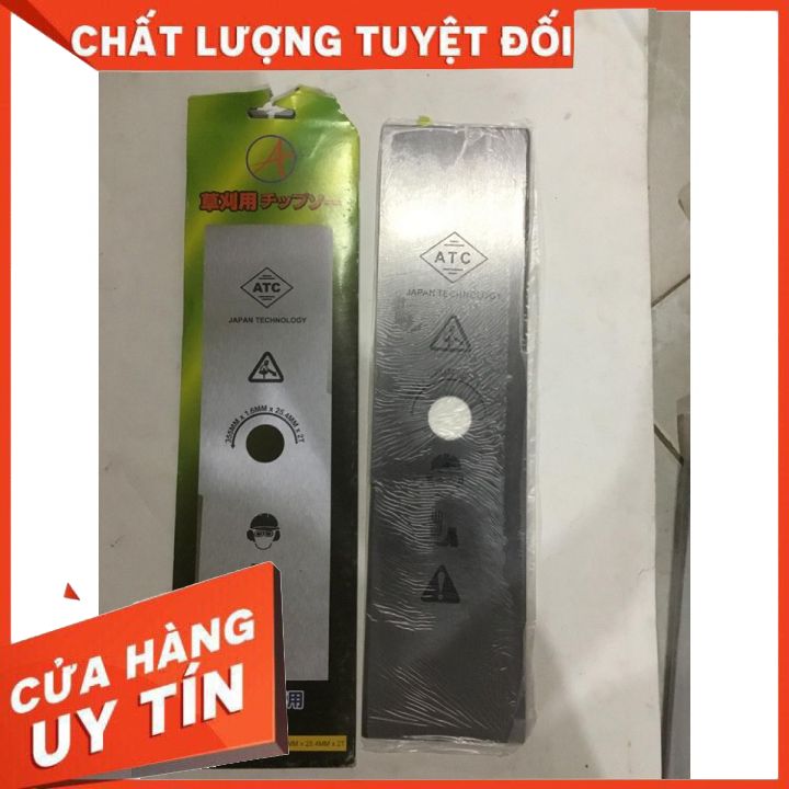 Lưỡi máy cắt cỏ gx35 dài 355mmx254 hai cánh phẳng