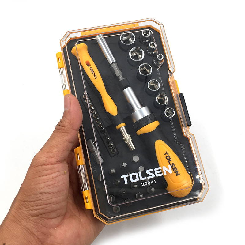 Tuýp + Vít 1/4 Inch Bộ 42 Món Tolsen 20041