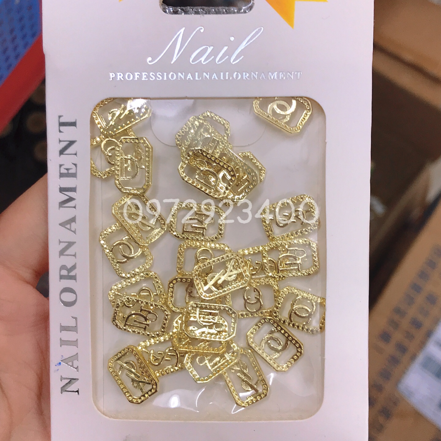 Charm Kim Loại Trang Trí Móng ,Đính Móng Tay 12 - MinI Nails