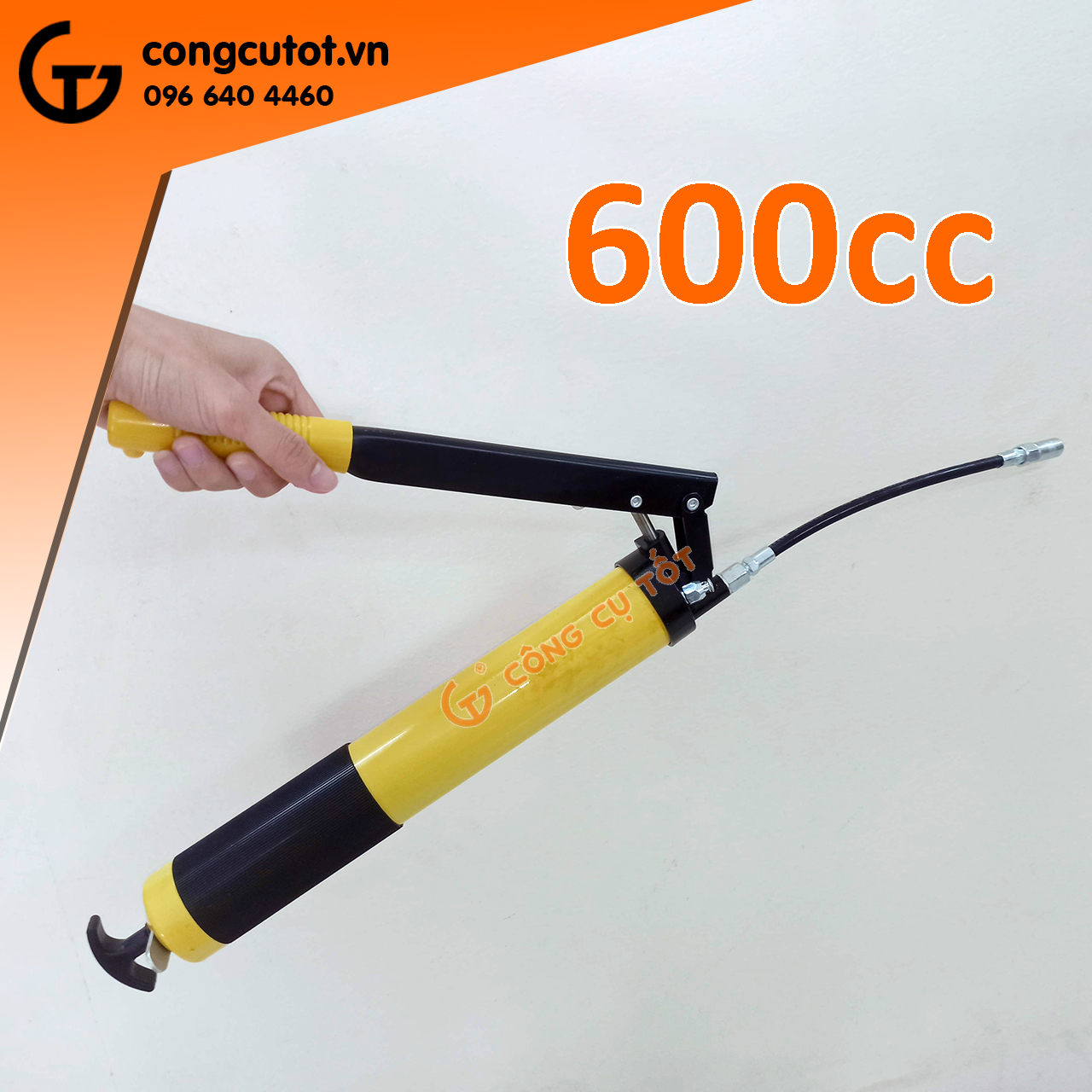 Bơm mỡ bằng tay - Bơm mỡ bò 600cc, 900cc