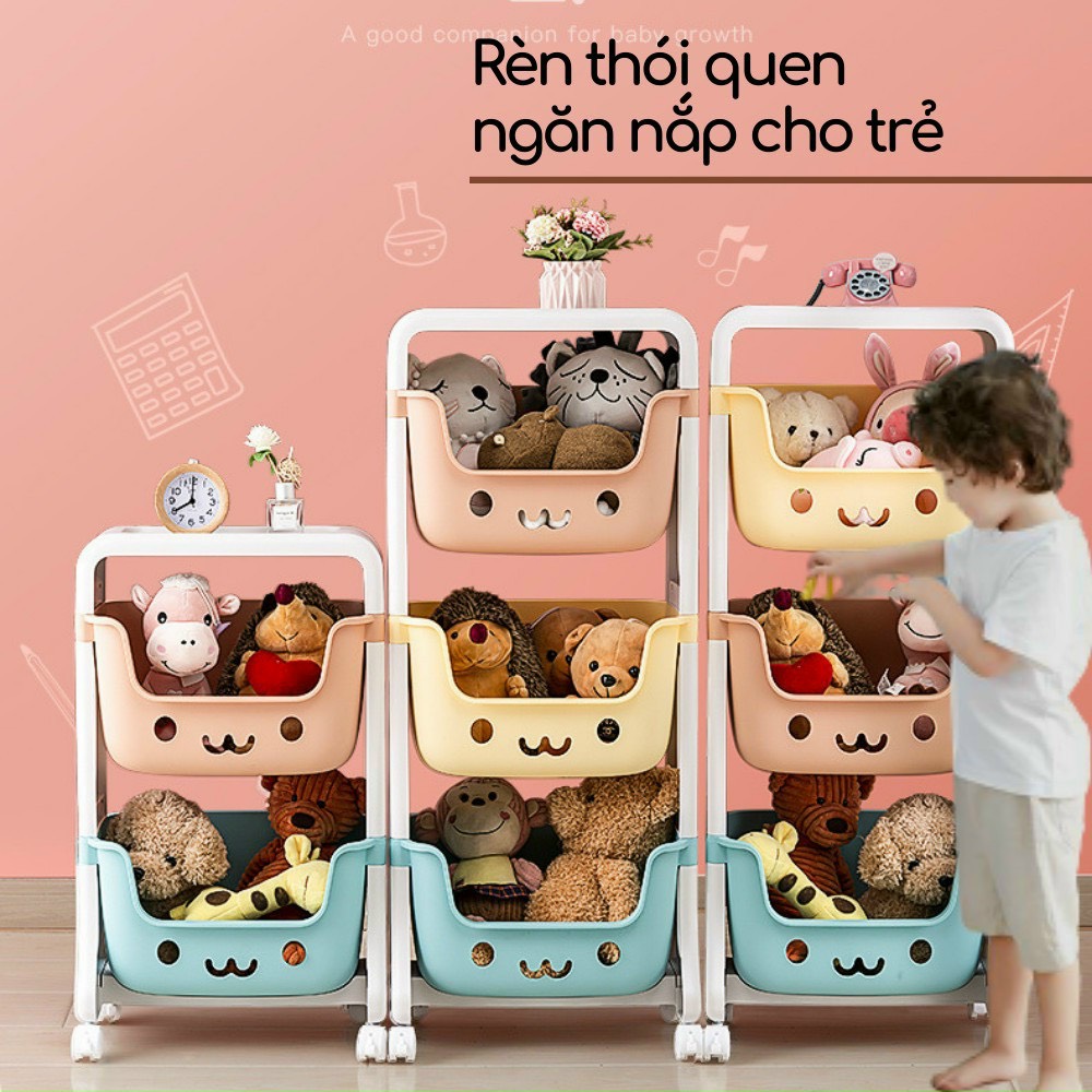 Kệ gấu đa năng đựng đồ chơi cho bé