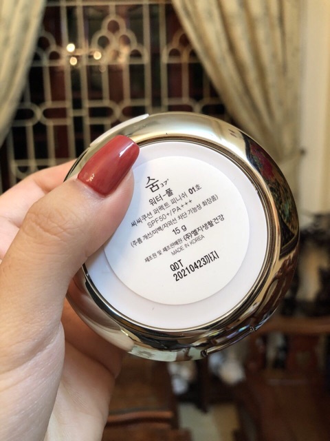 💎[ CHÍNH HÃNG ]💥 SET PHẤN Nước SUM 37 CC CUSHION PERFECT FINISH 2018 ( tặng kèm 2 lõi phụ)💯