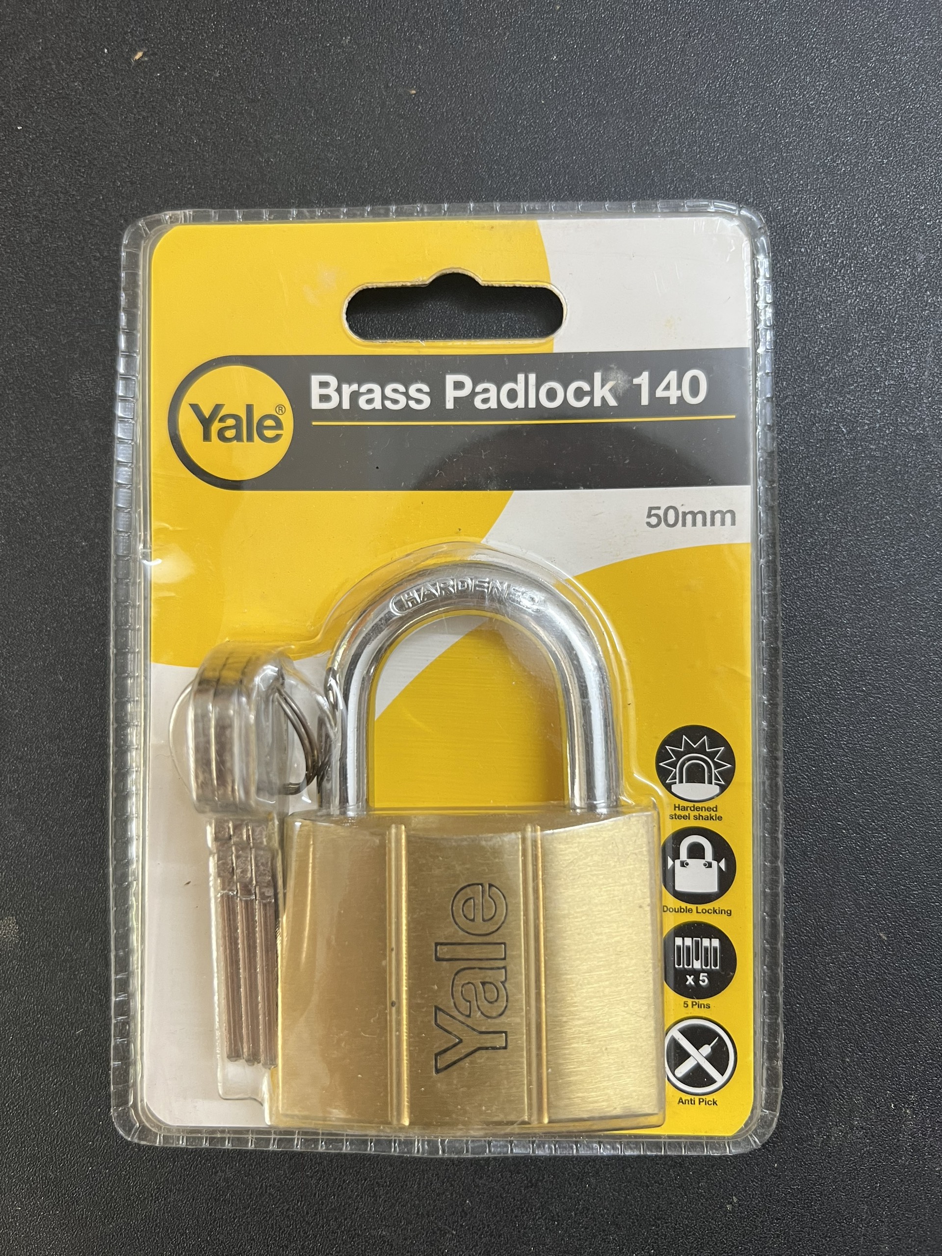 Khóa bấm yale v140 50/60mm chính hãng