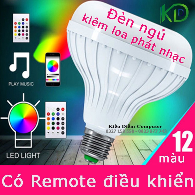Bóng đèn kiêm loa phát nhạc bluetooth