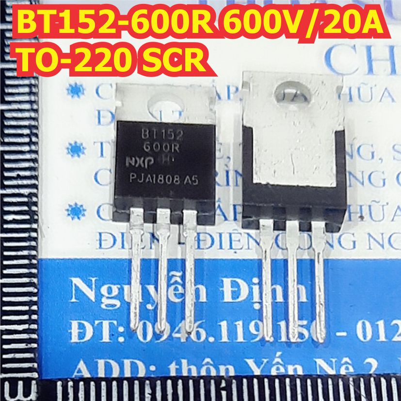 10 con bt152-600r to-220 20a/600v thyristor kde1236