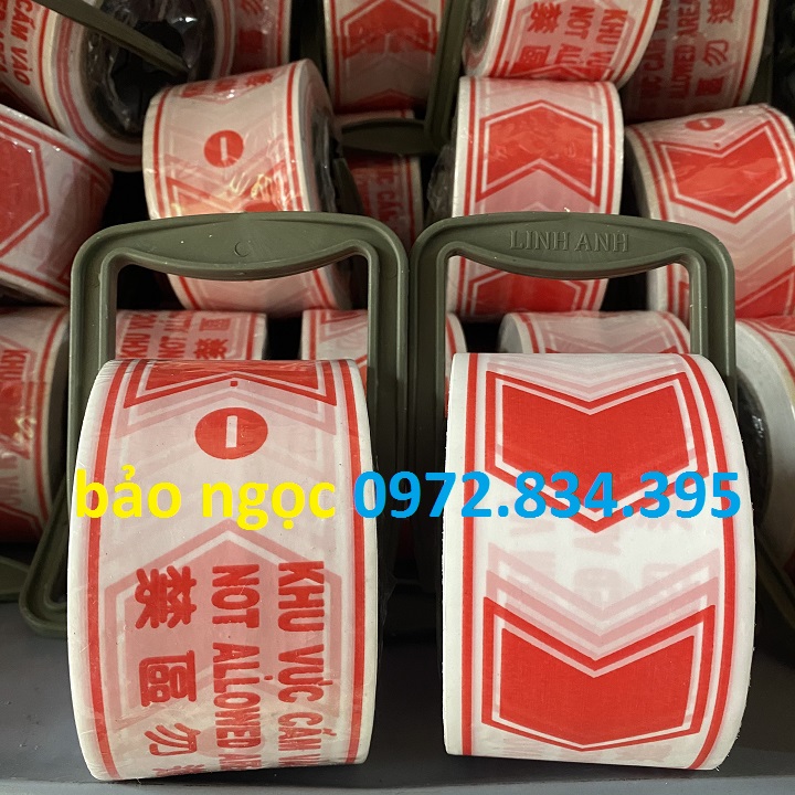 CUỘN DÂY CẢNH BÁO DÂY RÀO CẢNH BÁO -100 MÉT