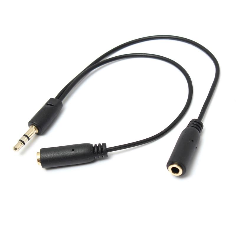 [HCM]Dây chia jack loa chuẩn 3.5 từ 1 ra 2