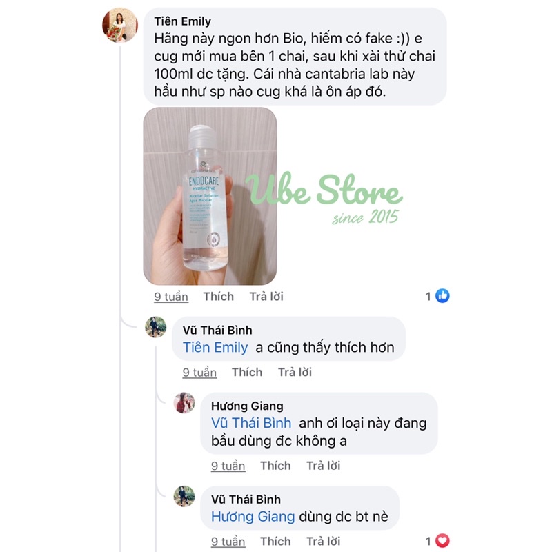 NƯỚC TẨY TRANG ENDOCARE HYDRACTIVE MICELLAR SOLUTION AGUA MICELAR 400ML