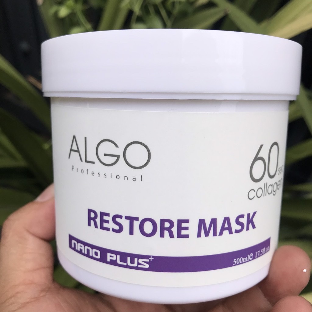Mặt nạ dưỡng tóc Collagen 60s Algo Nano Plus 500ml (loại Hũ)