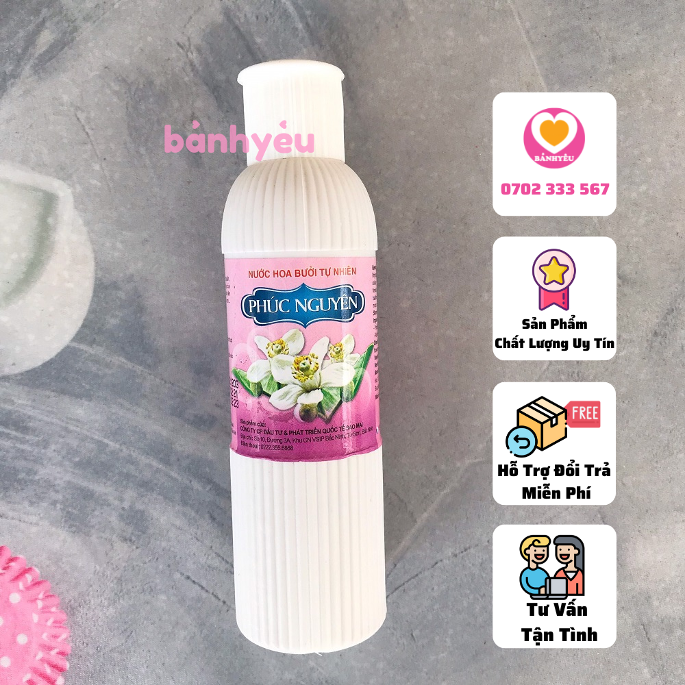 Nước hoa bưởi Phúc Nguyên 150ml - Hương hoa bưởi làm bánh dẻo