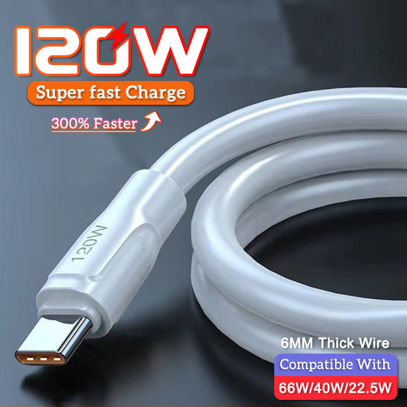 DISOUR Cáp Sạc Siêu Nhanh 120W Cáp Usb Type C 6A Cho Xiaomi Huawei Cáp Sạc