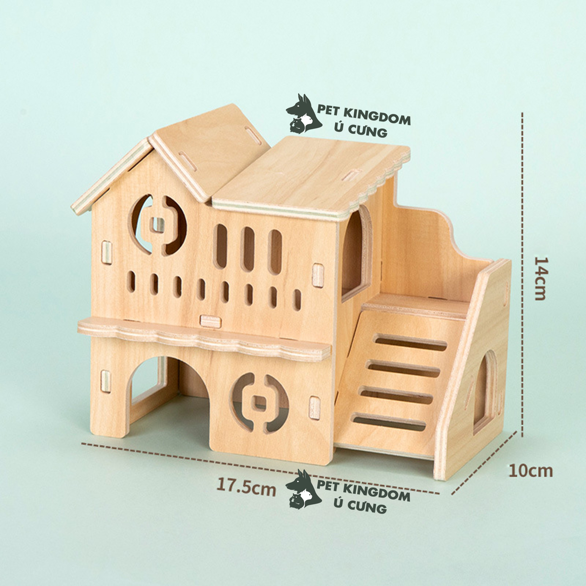 Nhà ngủ gỗ hamster nhiều hình cho hamster