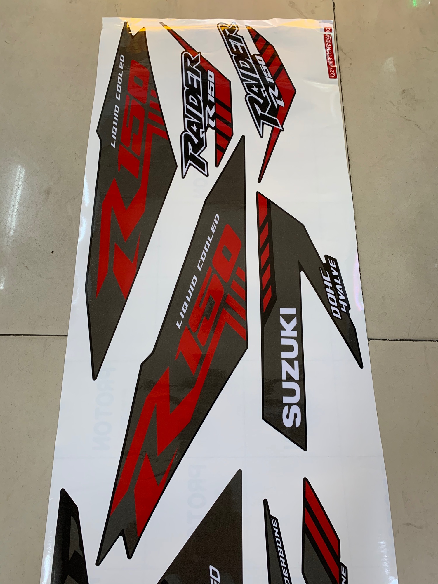 [KÈM QUÀ TẶNG] Tem rời Raider - Satria mẫu zin 2021 bóng cao cấp