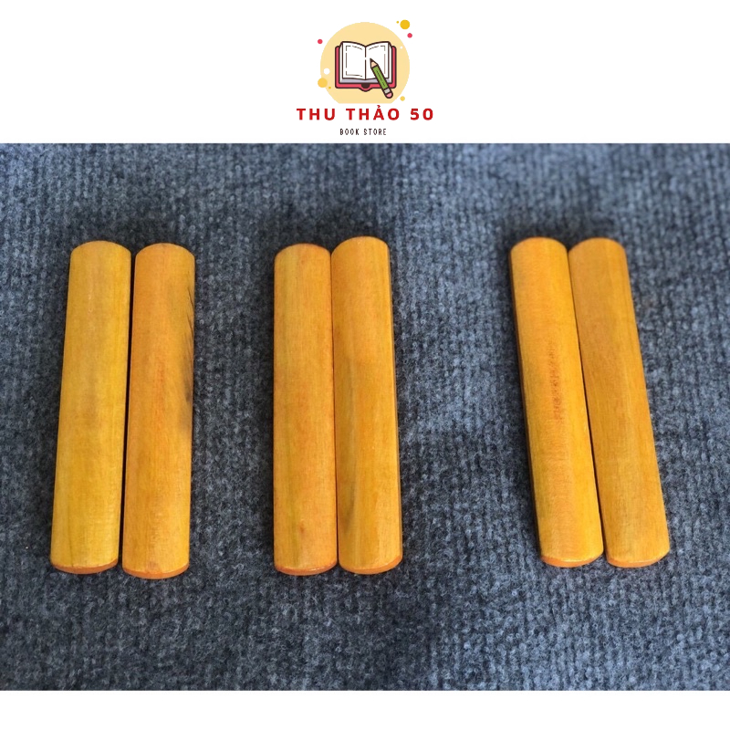 Phách tre học nhạc : 1 cặp.