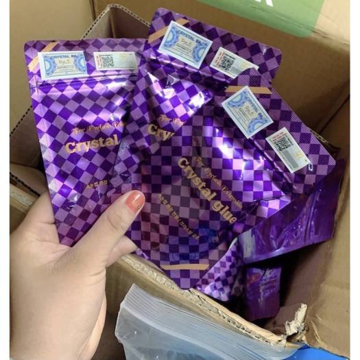 Keo nối mi Crystal Glue tím