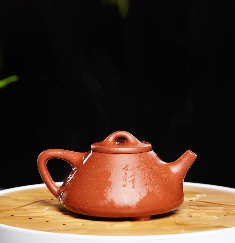 Ấm Tử Sa Nghi Hưng Thạch Biều 150 ml (Giáng Pha Nê)