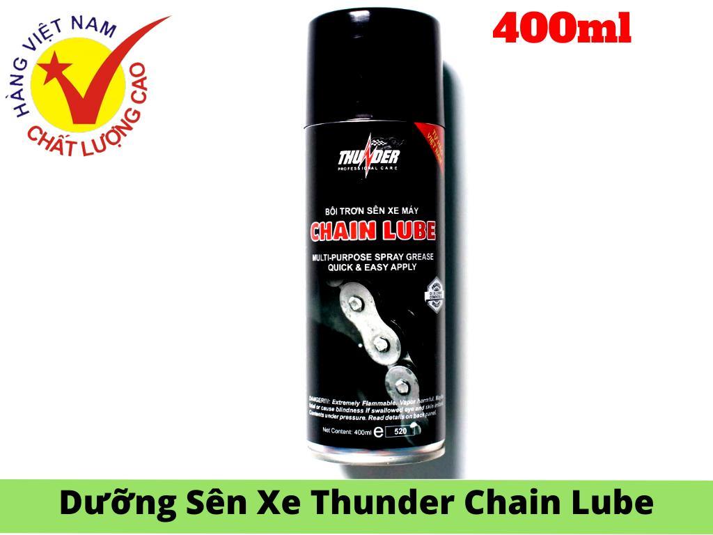 [HCM]Dung Dịch Bảo Dưỡng Sên Thunder Chain Lube 400ml