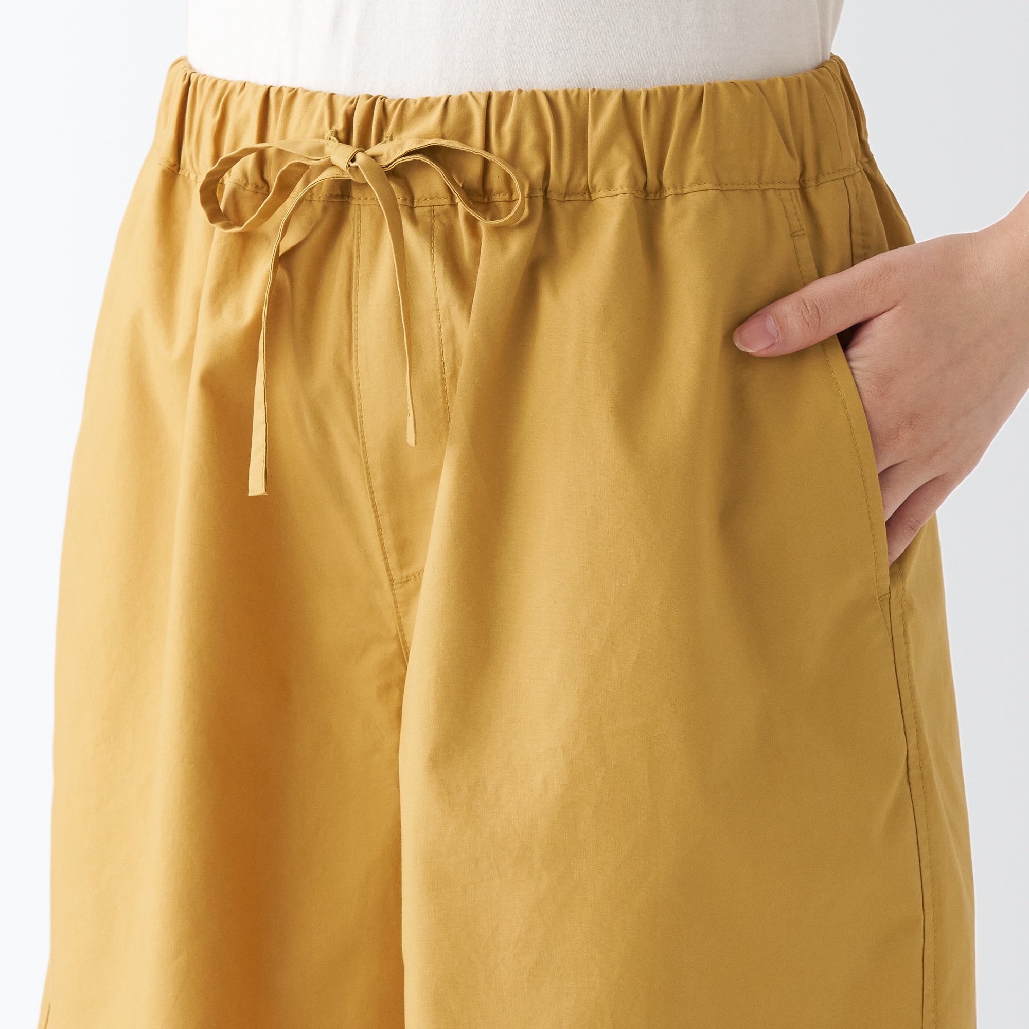 MUJI Quần Short Vải Broadcloth Washed