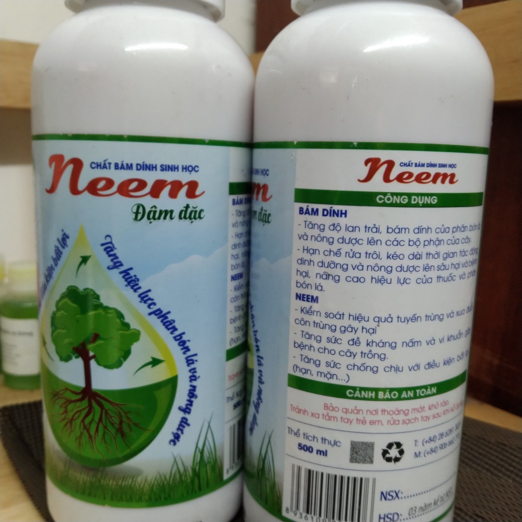 Chất bám dính sinh học NEEM chai 500ml