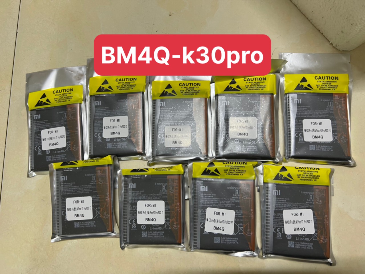 Pin zin mới điện thoại xiaomi redmi poco k30 pro / poco f2/ f2 pro mã bm4q