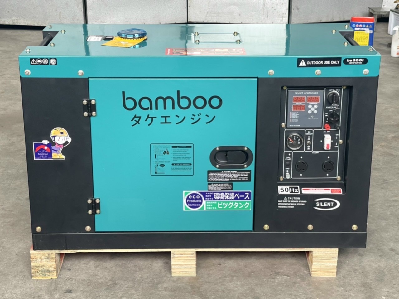 Máy Phát Điện Chạy Dầu Bamboo 8Kw BMB9800ET Đề Cót