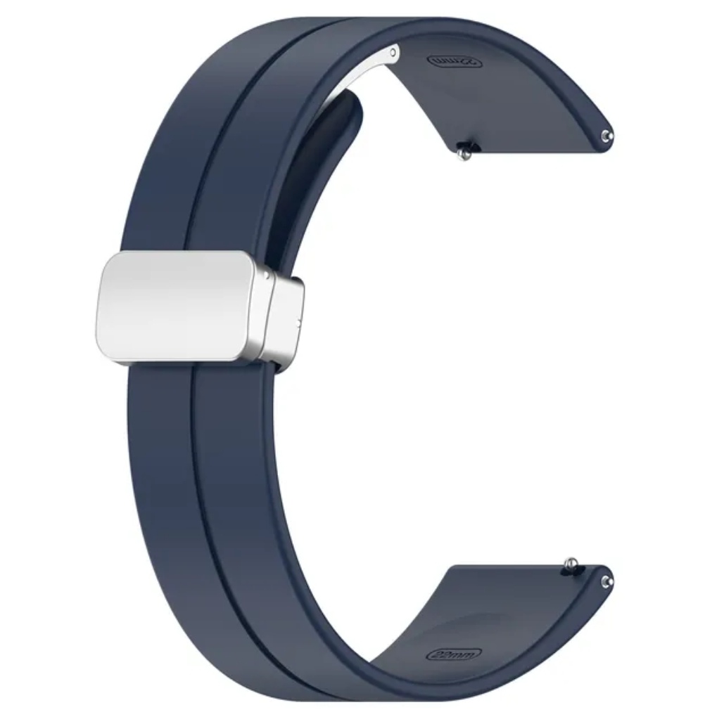 Dây silicon khoá nam châm KHOÁ BẠC dành cho đồng hồ Samsung galaxy watch 3