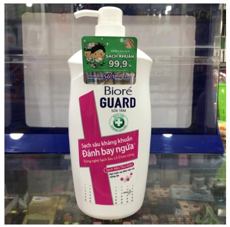 Sữa tắm biore kháng khuẩn, sạch mịn thư giãn 800g