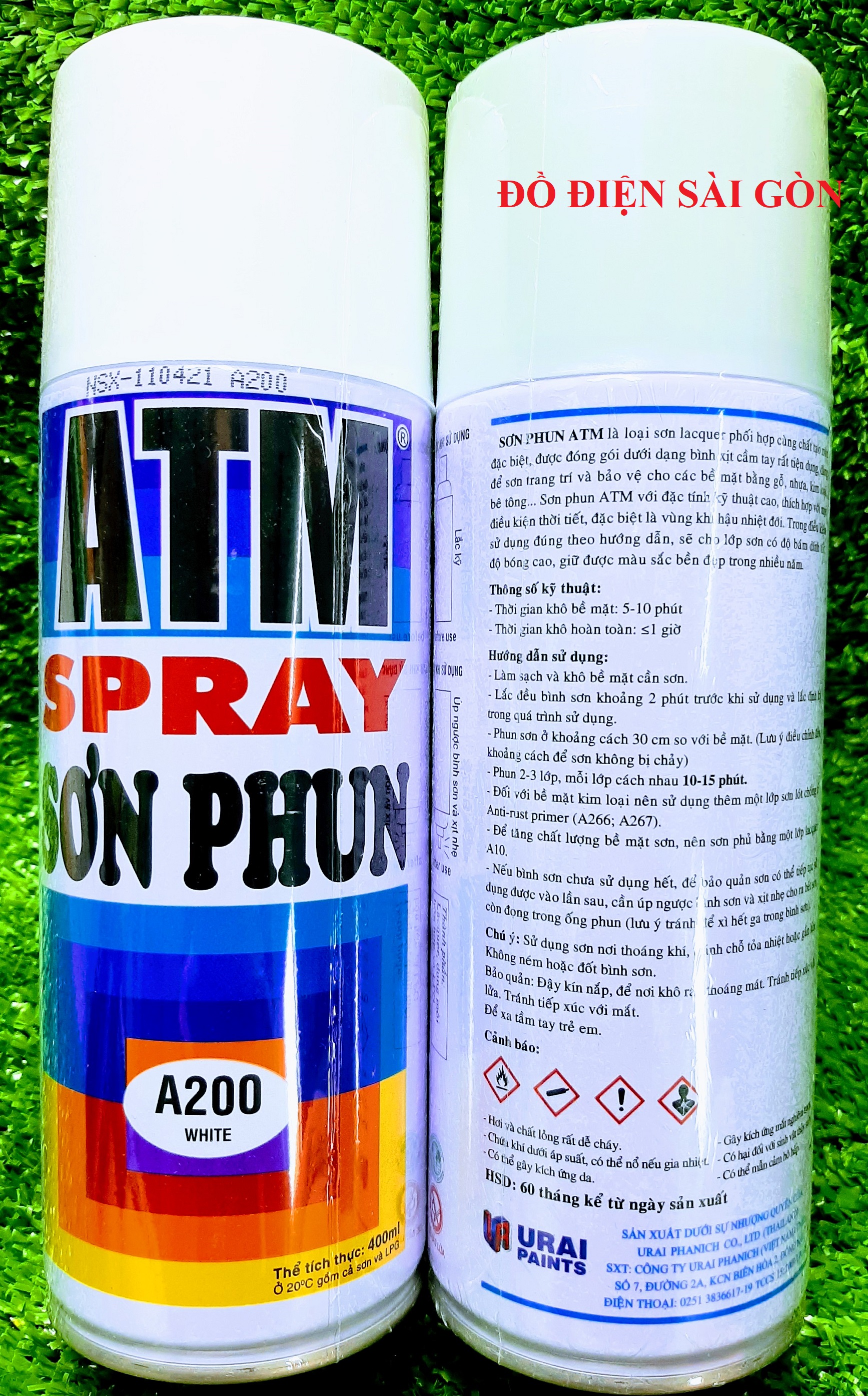 (Chính Hãng) Sơn Xịt Trắng ATM A200