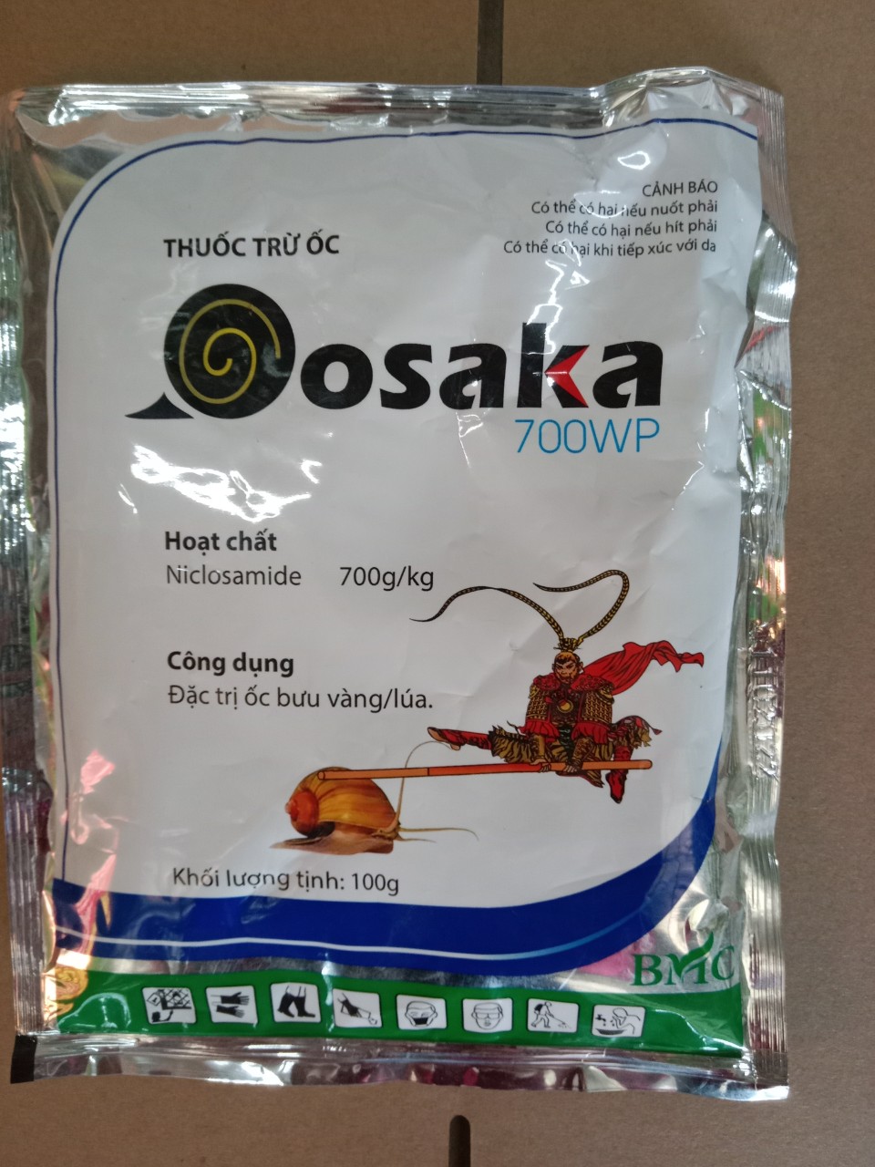 Thuốc trừ Ốc Oosaka 700WP 100g (ốc xịt  ốc bưu vàng)- VTNN Năm Bưu