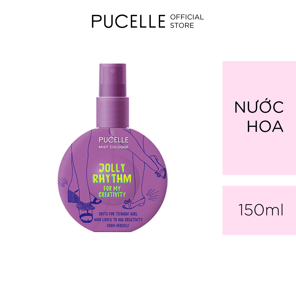 Nước Hoa PUCELLE MIST COLOGNE JOLLY RHYTHM FOR MY CREATIVITY 150ml