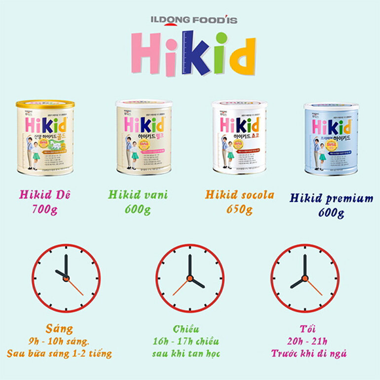 SỮA HIKID TĂNG CHIỀU CAO HỘP 650GR
