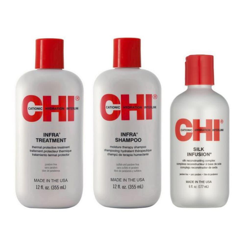 [HCM]Tinh dầu dưỡng tóc cao cấp CHI INFRA Silk Infusion 177ml