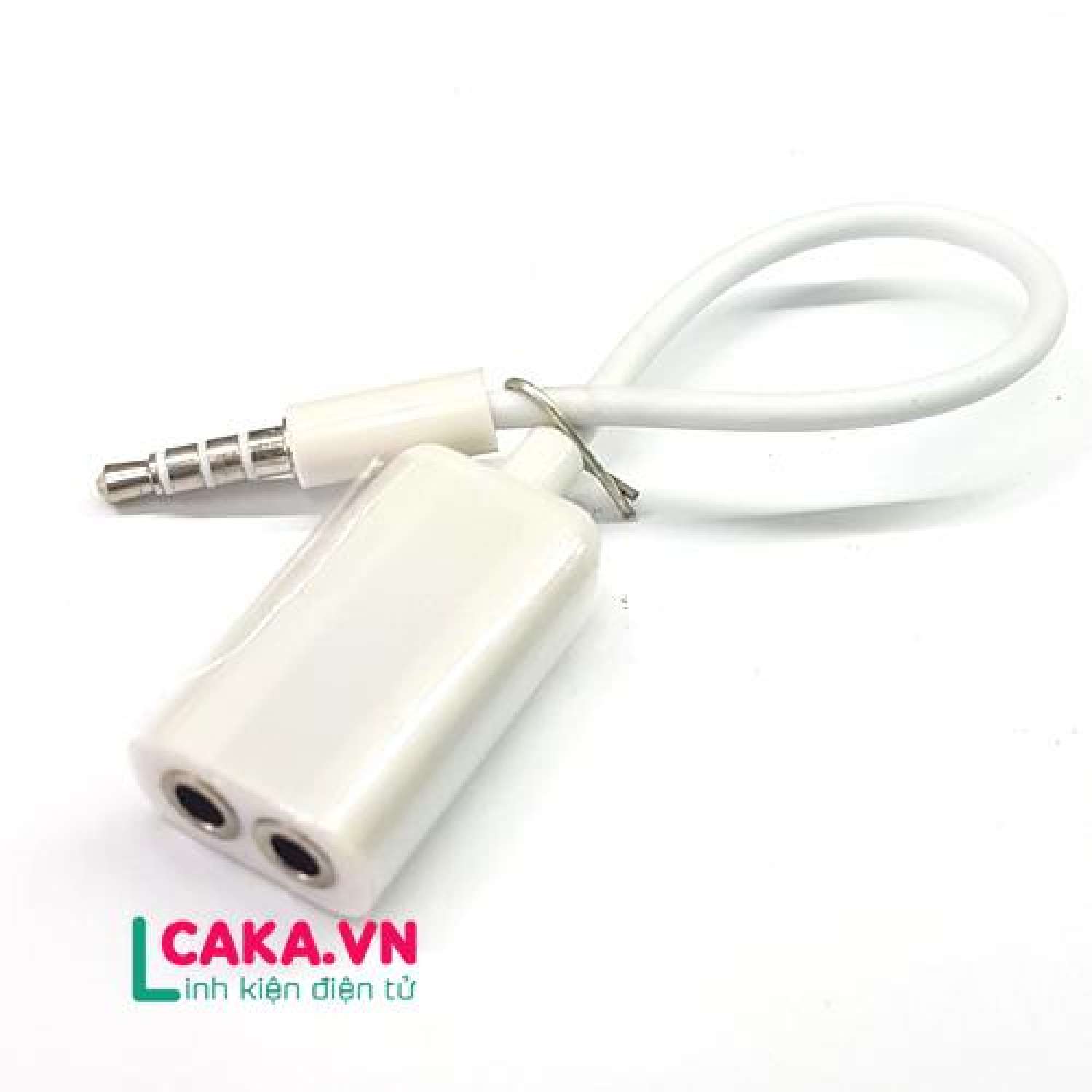Cáp chia Audio 3.5mm 1 ra 2