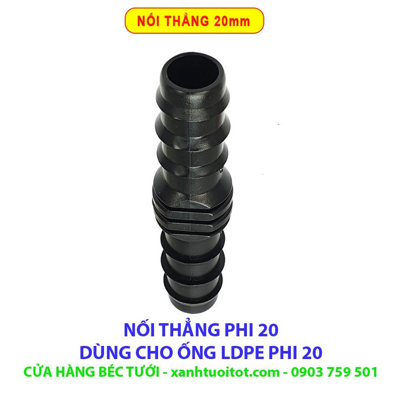 [HCM]Bộ 10 cái NỐI THẲNG PHI 20 - DÙNG CHO ỐNG LDPE PHI 20