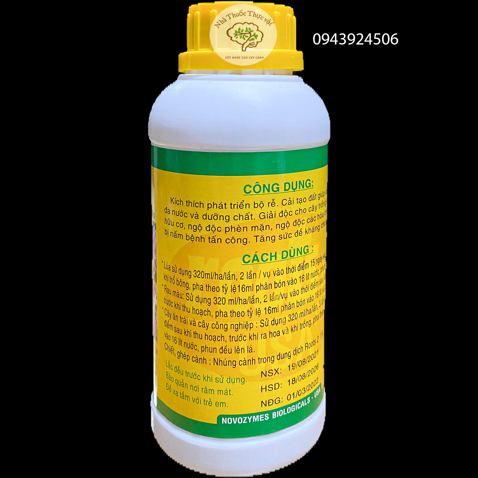 Roots 2 Phân bón lá ra rễ - 500ml Nhập khẩu từ Hoa Kỳ