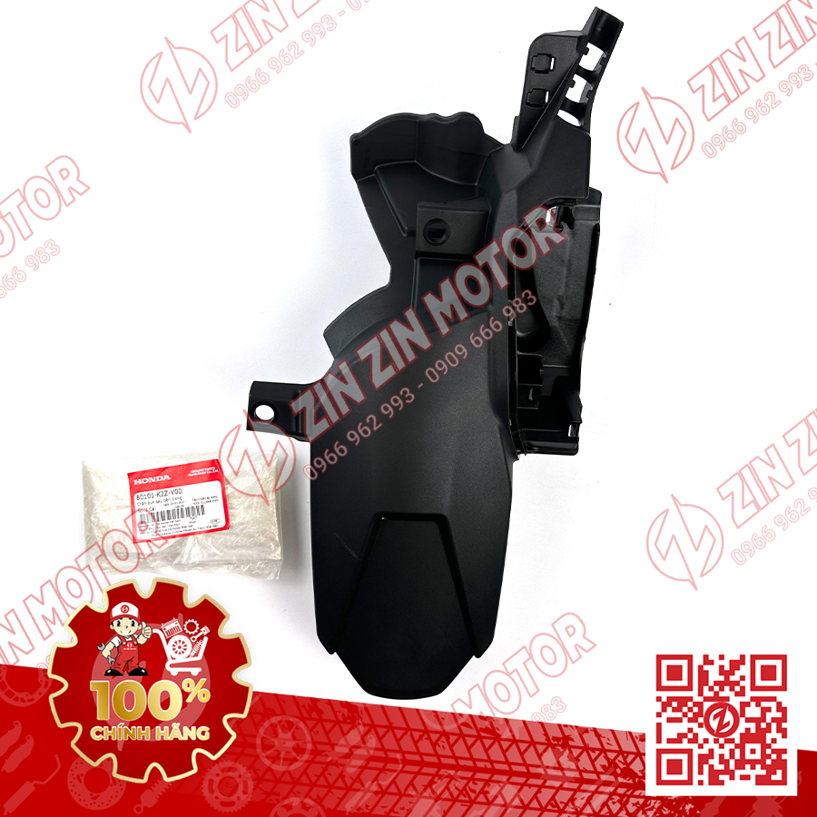 Chắn bùn sau dè con ab 2022 2023+, airblade 160, air blade 125 80101-k2z-v00 chính hãng honda - zzm