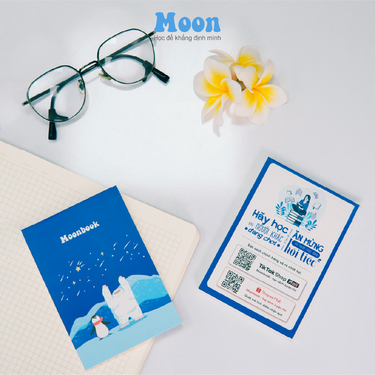 Sổ note mini size B7 - Moonbook