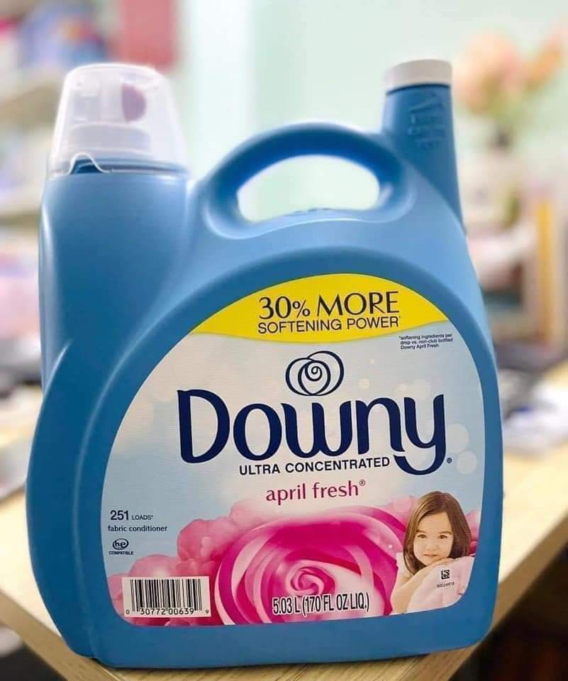 NƯỚC XẢ VẢI DOWNY SOFT APRIL FRESH HÀNG NHẬP KHẨU MỸ CHÍNH HÃNG THƠM LÂU - MỀM VẢI - THÙNG 4.45L
