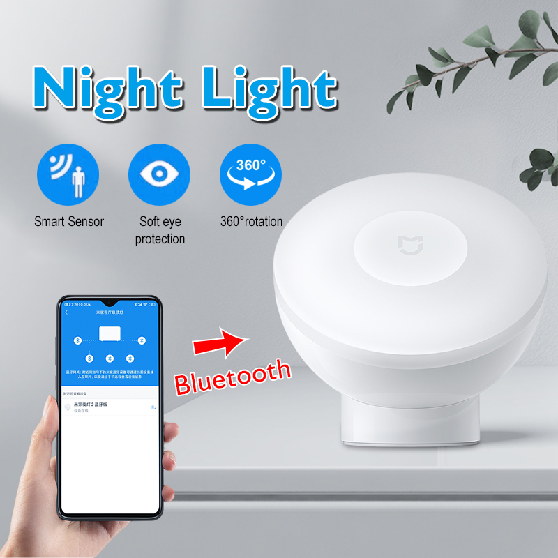 Xiaomi Mijia Night Light 2 Motion-Activated Light Bluetooth Smart APP ...