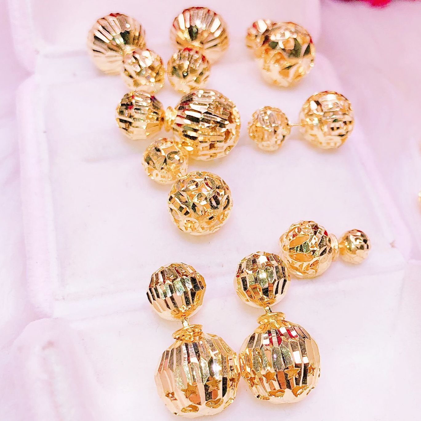 Beautiful women earrings pearl earrings lovely women stud earrings crystal earrings high grade diamond stud earrings 24k gold earrings wedding jewelry gado b03337 fashion white gold plated sterling silver jewelry gold jewelry-not black promise