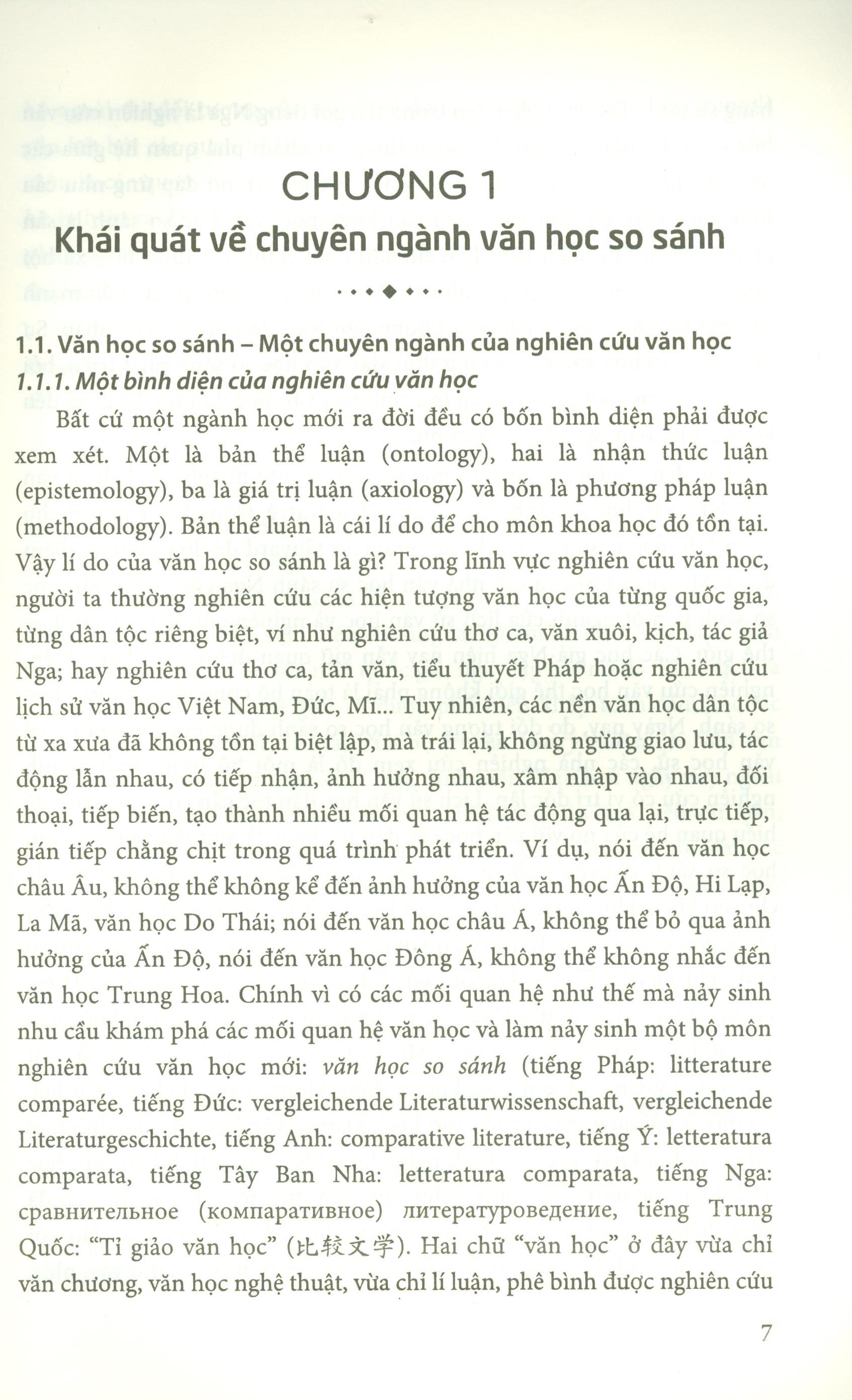 Cơ sở Văn Học So Sánh