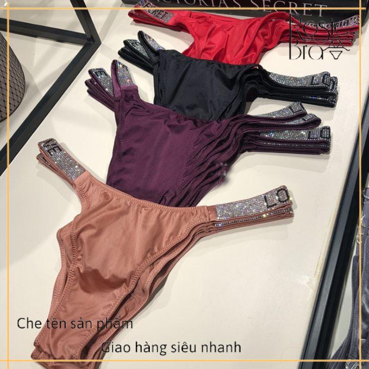 Quần lót lụa đính đá sexy love P313