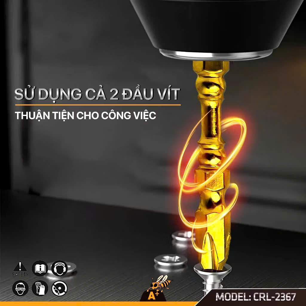 Đầu Bắn Vít Siêu Cứng ( giá của 1 Chiếc) vàng hoặc đen tuỳ đợt