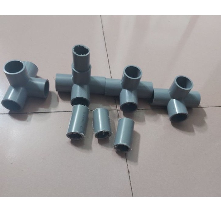 Co 4 góc nối ống nhựa PVC [ Ảnh Thật ] [ Shop Tự Chụp ] [ hàng đẹp ]
