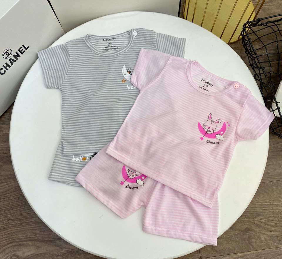 [HCM]Set bộ bé gái - Bộ Noubaby sơ sinh